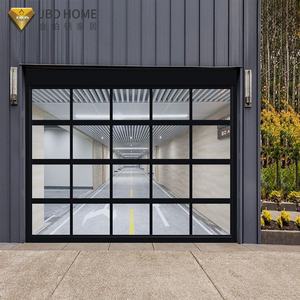 <span class=keywords><strong>Porte</strong></span> de <span class=keywords><strong>garage</strong></span> sectionnelle moderne en verre et aluminium, <span class=keywords><strong>motorisée</strong></span>, à enroulement automatique, pour usage résidentiel extérieur, 16x7, <span class=keywords><strong>prix</strong></span> - Product Image 2