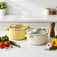 Casserole à pression antiadhésive en acier inoxydable 316 de haute qualité, compatible gaz et induction, avec couvercle en verre, anti-explosion