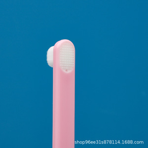 Pet Toothbrush Small Size Soft Bristles For Cats Dogs Rabbits Hamsters Oral Hygiene Pink White Gray Dark Green - Product Image 1