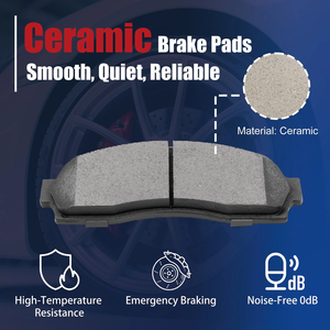 Pastiglie <span class=keywords><strong>Freno</strong></span> Anteriori in Ceramica Premium JXAP D1156 WVA 24317 per Hyundai Accent Kia Rio, Silenziose e a Bassa Emissione di Polvere, Sostituzione OE 58101-1GA00 - Product Image 3