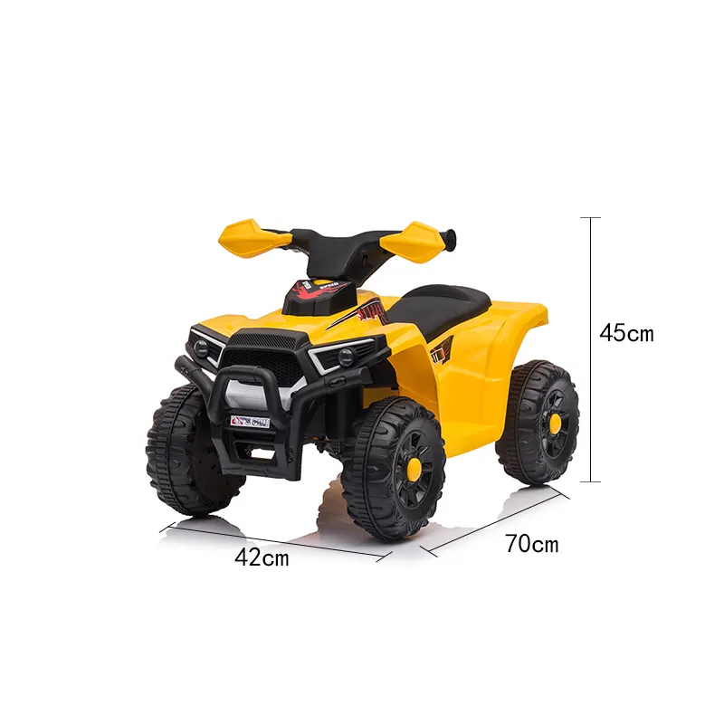 전기 장난감 자동차 2024 핑크 ATV 전기 14 세 자동차 가죽 시트 어린이 전기 ATV 4 바퀴 아이들은 아이들을위한 자동차에 타고