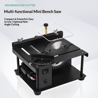 Mini scie électrique de précision compacte, petite scie à table coulissante portable pour le travail du bois, coupeur multifonctionnel fabriqué en Chine