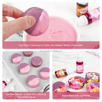 Vente en gros Lot de 10 couleurs de colorants alimentaires colorés vibrants Colorant comestible 10 ml Ensemble de colorants alimentaires liquides pour bricolage, fabrication artisanale