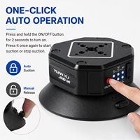 Support de voiture robuste en alliage d'aluminium avec ventouse électrique de 4,5 pouces pour caméra/caméra d'action, capacité de charge de 50 kg, dégagement rapide