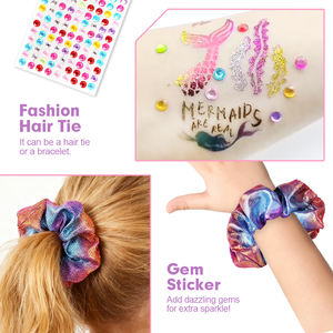 BIG LITTLE FUN Princess Pretend Play Kit con tatuajes y cuentas de plástico DIY para edades 4-12 Juego de regalo de juguete de fiesta al por mayor para niñas - Product Image 4