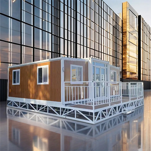 Maisons de conteneur mobiles modulaires portables modernes préfabriquées à faible coût avec meubles maison plate de grand-mère - Product Image 1