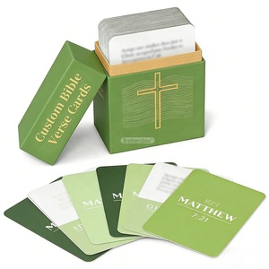 Cartes d'affirmation personnelle avec versets bibliques, cadeaux chrétiens, impression personnalisée, papier recyclable, cartes d'affirmation positive pour la pleine conscience - Product Image 2