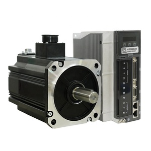 ชุดมอเตอร์เฟสเดียว 130JASM520220K-17B-SC+JASD20002-20B 2000W พร้อมตัวเข้ารหัสแบบ Absolute 17 บิต และระบบควบคุมแบบพัลส์ - Product Image 1
