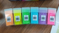 Vente directe d'usine, poudre de paillettes colorée en emballage de 1,5 oz pour la peinture, le slime, la boue de cristal, le maquillage de mariage, les ongles