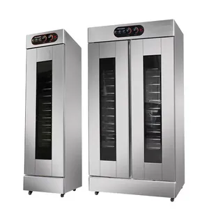 Fermentador Eléctrico de Alimentos, Mezclador de Masa de 32 Bandejas de Doble Puerta, Horno de Fermentación de Pan Congelado Refrigerado, 7l