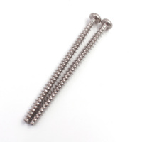 Sekrup Silang Baja Tahan Karat SS304/SS316 DIN 7981 Pengikat Inch Metrik M3 Kuningan Hitam Oksida # 2-28 # Sekrup Self Tapping 4-24