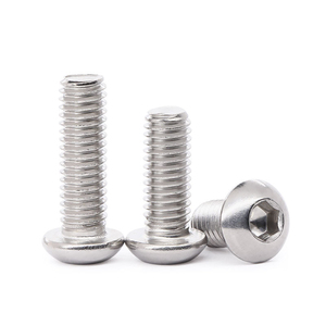 ISO7380 M3 M4 M5 M6 M8 M10 X 50mm SS Acier inoxydable 304 à six pans creux Allen Cap Round Button Head Vis à métaux - Product Image 6