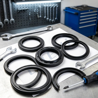 New Truck Steering Gear Repair Kit Nitrile Rubber Oil Seals O-rings Dust Seals Sealing Rings Gaskets Retaining Rings