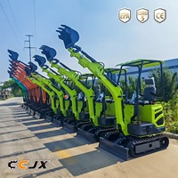 Livraison Gratuite Mini-Excavatrice sur Chenilles 1,2T 2T, Moteur Diesel Kubota, Certifiée CE EPA, Compacte pour Jardinage et Agriculture