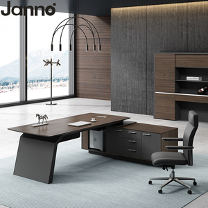 Luxe ceo gestionnaire bureau moderne pour mobilier de bureau en forme de conception - Product Image 2