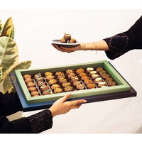 Boîte cadeau en papier de luxe sur mesure de haute qualité avec séparateurs, boîte à bonbons, boîte d'emballage pour chocolat