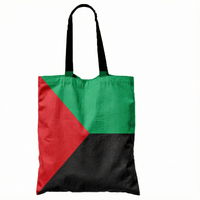 Sac de courses réutilisable en toile imprimée numériquement avec drapeau de la Martinique, léger, pour les courses, les voyages, la plage, le travail, cadeau patriotique
