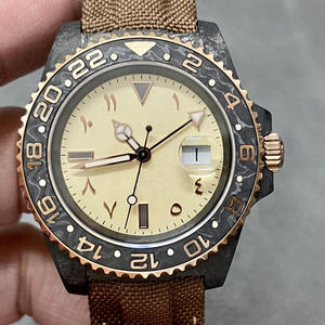 Reloj Mecánico de Lujo con Fibra de Carbono, Automático V2, Ligero, Doble Hora, con Movimiento 3285 y Fondo Transparente - Product Image 1