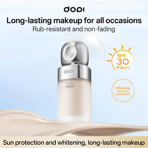 % SPF30-Waterproof yerleşik kapsama 24H nemlendirici aşınma ile doğal organik sıvı cilt bakımı vakfı 35ml OEM/ODM mevcut - Product Image 2