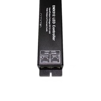 Décodeur manuel de bande RVB/RGBW DMX512 avec LED de connexion 12V et solutions d'éclairage de contrôleur DMX pour gradateurs