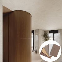 Panel de Pared de Bambú y PVC Tradicional, Ignífugo, Ecológico, Impermeable, Decoración Interior Comercial