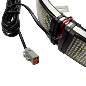 תאורת גלגלים LED לבנה 12V 20 שורות עמידה למים IP 67 למכוניות ומשאיות - Product Image 5