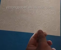 Papier de sécurité de bulletin de vote personnalisé avec filigrane de sécurité anti-falsification fibres UV anti-falsification pour bulletin de vote