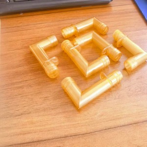 Pièces en plastique irrégulières Wanbang 10x25 ambre, accessoires de connecteurs résistants aux hautes températures - Product Image 3