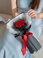 Großhandel natürliche für immer Rose ewige konservierte Rosen echte Blumen Blumenstrauß für Hochzeit Muttertag Valentinstag Home Decoration