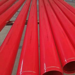 ท่อเหล็กไร้รอยต่อเคลือบพลาสติกสีแดงมาตรฐาน ASTM A53/106 GrB 6`` SCH40 ทนการกัดกร่อน สำหรับงานดับเพลิง นำเข้าจากบราซิล ขายส่ง - Product Image 4