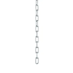75 Unidades de Cadena Galvanizada de 1/8\" en Cubeta, Acero al Carbono Resistente con Acabado de Zinc, Acero Aleado de Hierro Soldado, Plástico - 75 m - Product Image 1