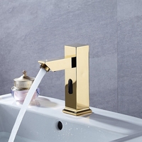 Robinet d'évier automatique Robinet de lavabo automatique Smart Touch Moins Robinet de lavabo à capteur de salle de bain de haute qualité