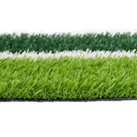 Prix d'usine Terrain de football Gazon artificiel Pas de remplissage de gazon de futsal en plastique