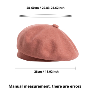 Nouveau Style Chaud À La Mode Français Béret <span class=keywords><strong>chapeau</strong></span> <span class=keywords><strong>pas</strong></span> <span class=keywords><strong>cher</strong></span> Cérémonial Béret Casquettes pour Femmes - Product Image 2