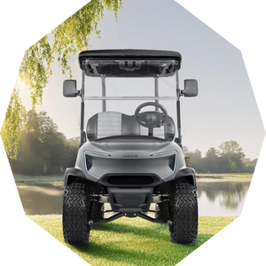 Usine en gros pas cher prix 48V 2 + 2 sièges 4X4 chasse voiturette de golf électrique - Product Image 5