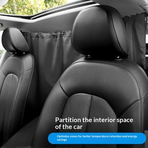 Rideau de séparation avant-arrière pour intérieur de voiture, nouveau rideau d'intimité pour véhicule utilitaire, rideau pare-soleil spécial pour fourgonnette O LIVER - Product Image 2