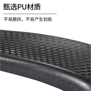 Reposabrazos de PU para Silla de Oficina, Silla de Juego A012, Negro, Diseño Moderno y Simple, Superficie Resistente a los Arañazos y Duradera - Product Image 1