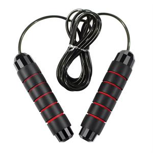 Corde à sauter de sport en PVC avec roulements, corde à sauter pour CrossFit avec poignée antidérapante, fil réglable, exercice de fitness à domicile en intérieur - Product Image 1