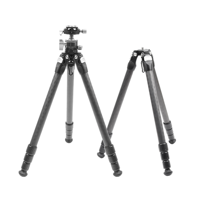 Carbon Fiber Aluminum Alloy Photo Travel Professional Dslr Video Camera Vlogging Tripod Stand DM425C+LH30