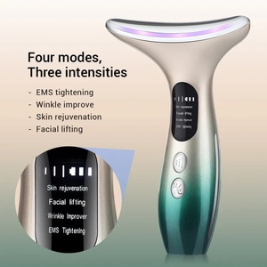 Neck Face Beauty Device Anti-Wrinkle Anti-Aging Electric Neck <b>Massager</b> Electric Massage Device - Product Image 3