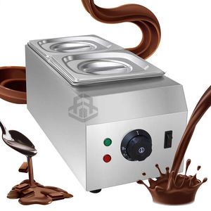 Chauffe-Fontaine Électrique Professionnel Double pour <span class=keywords><strong>Chocolat</strong></span> et Fromage, Machine à Fondue, Cuve de Fusion et Réchaud - Product Image 6