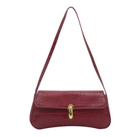 Nouveau sac bandoulière simple style sous le bras printemps-été, doublure en polyester de luxe, chaînes tendance pour filles et femmes