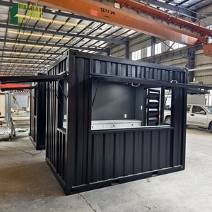 Cửa Hàng <span class=keywords><strong>container</strong></span> 10ft thức ăn nhanh Mini Pop up <span class=keywords><strong>container</strong></span> bar cà phê Bar thiết kế hiện đại ngoài trời mô-đun di động cửa hàng tiện lợi - Product Image 1