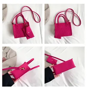 Nouveau sac à main léger en tissu de feutre d'indentation simple pour femme