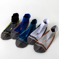 Chaussettes de sport respirantes en coton fin tricoté pour homme, pour l'été, fourniture ODM pour la course à pied