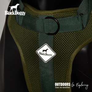 Arnés Ajustable para Perro BlackDoggy CN, Táctico, Acolchado, Reflectante, de Poliéster, Sin Tirones, para Galgo - Product Image 4