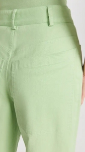 Produttori di abbigliamento <span class=keywords><strong>pantaloni</strong></span> <span class=keywords><strong>lunghi</strong></span> in <span class=keywords><strong>lino</strong></span> con cerniera a gamba dritta con gamba larga da donna di alta qualità personalizzati - Product Image 6
