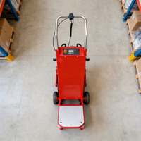 Chariot Électrique à Grande Vitesse pour Monter les Escaliers, Grande Roue, Plateforme Pliable en Acier pour un Déplacement Efficace des Marchandises sur les Escaliers et les Pentes