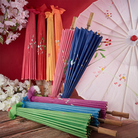 Parapluie de mariage en tissu de soie pour femmes, fleurs japonaises, parapluie de danse ancienne, style chinois décoratif, parapluie en papier huilé 70/82 cm