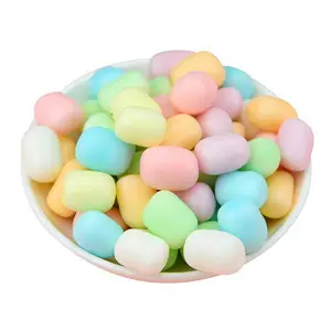 1kg số lượng lớn đầy màu sắc tình yêu giòn Marshmallow hỗn hợp hương vị bán buôn bánh nướng tráng miệng bánh ngọt trang trí đám cưới Marshmallow